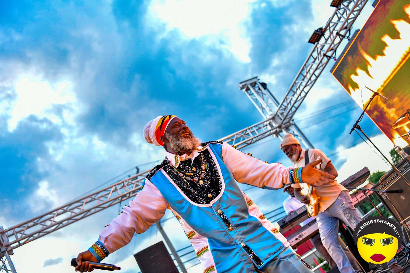Capleton performing live at Mix 360 in Malden, MA, photographed by Bobby Shakes