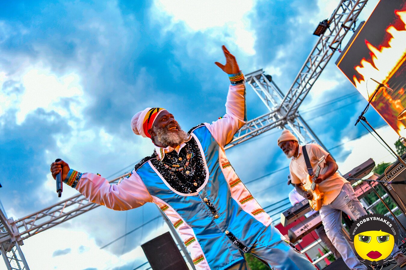 Capleton performing live at Mix 360 in Malden, MA, photographed by Bobby Shakes