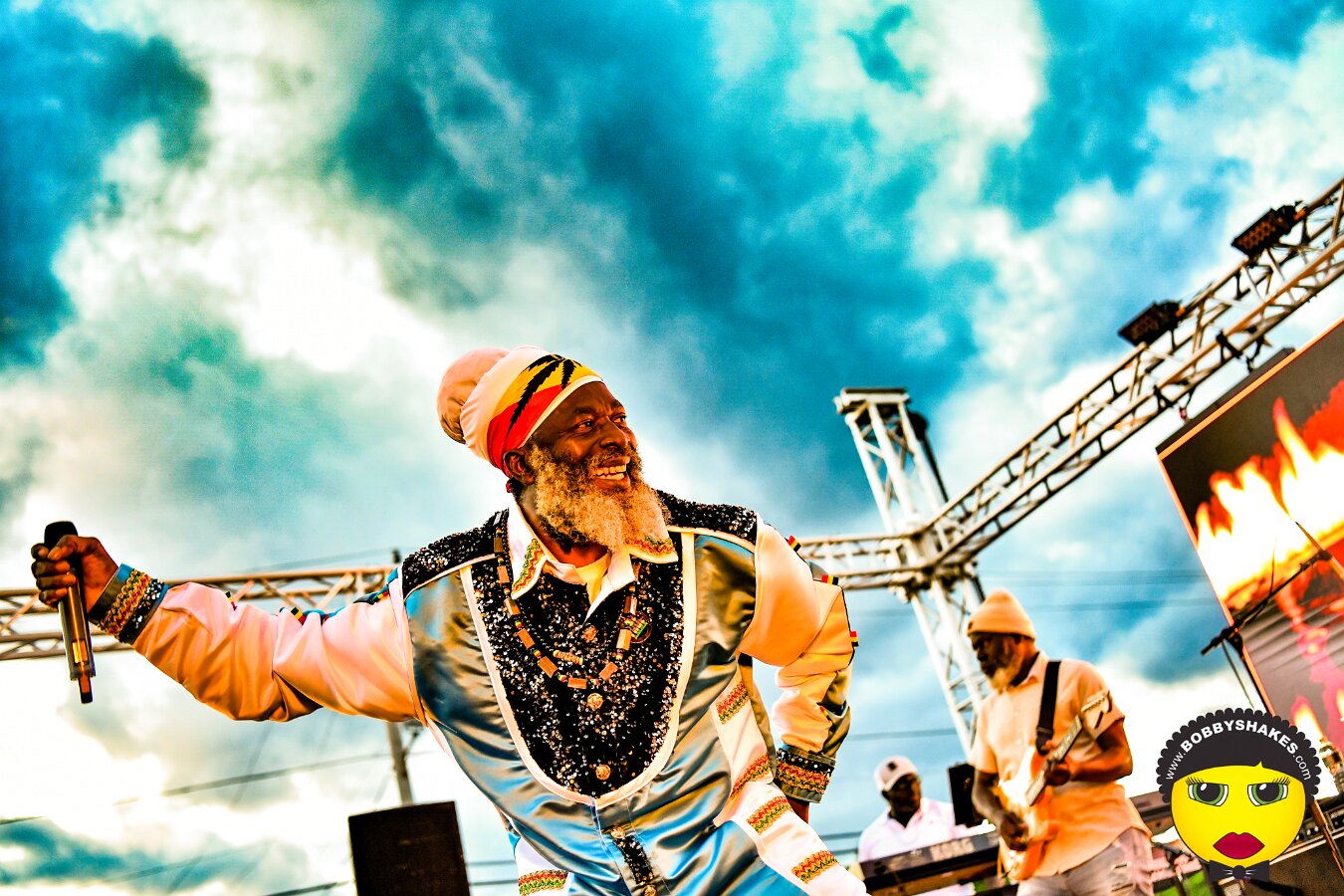 Capleton performing live at Mix 360 in Malden, MA, photographed by Bobby Shakes