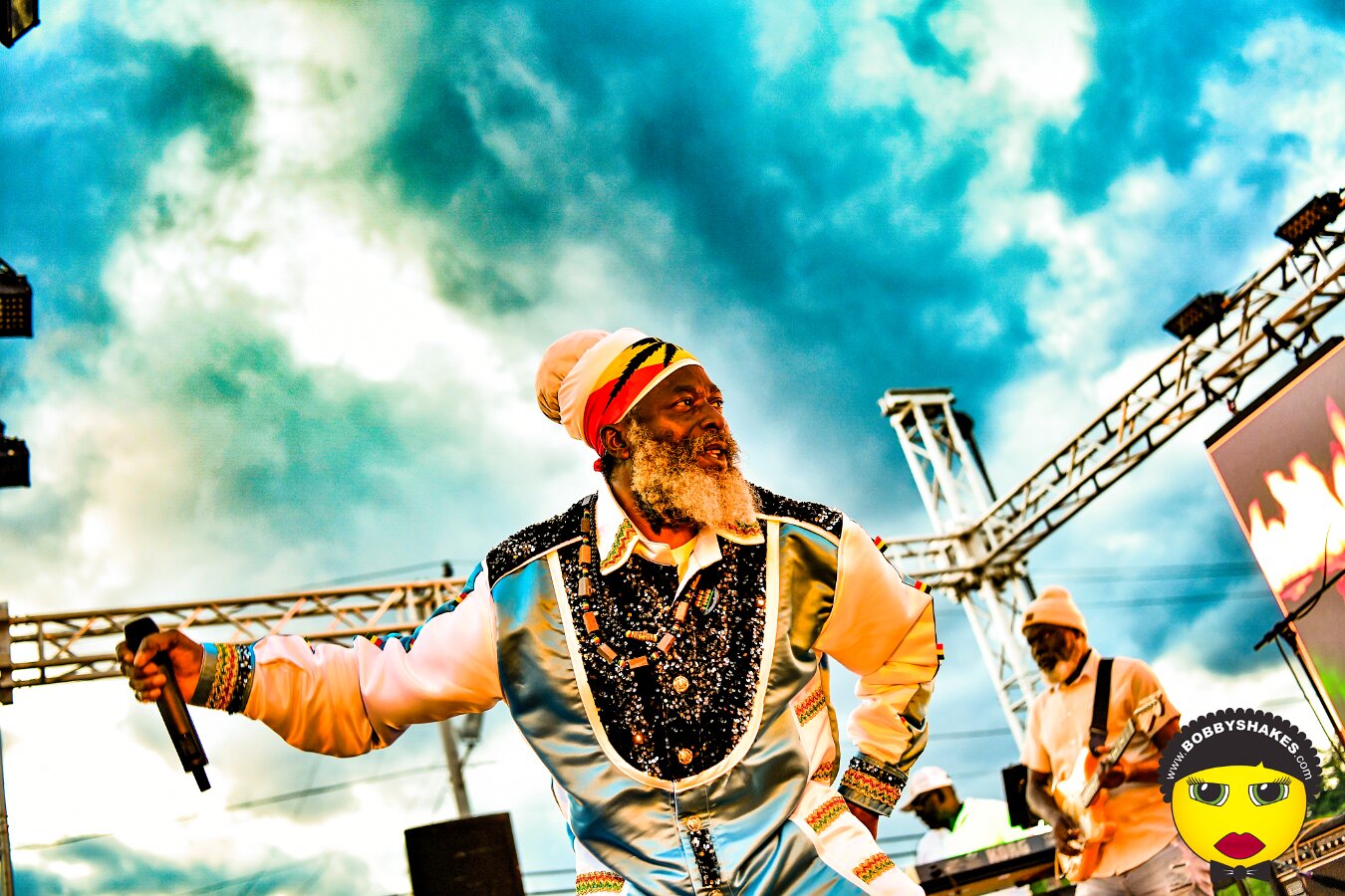 Capleton performing live at Mix 360 in Malden, MA, photographed by Bobby Shakes