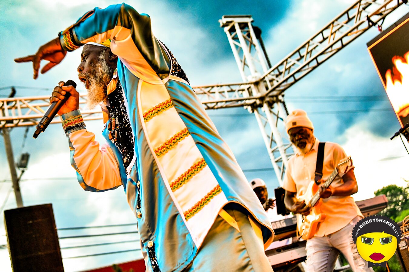Capleton performing live at Mix 360 in Malden, MA, photographed by Bobby Shakes