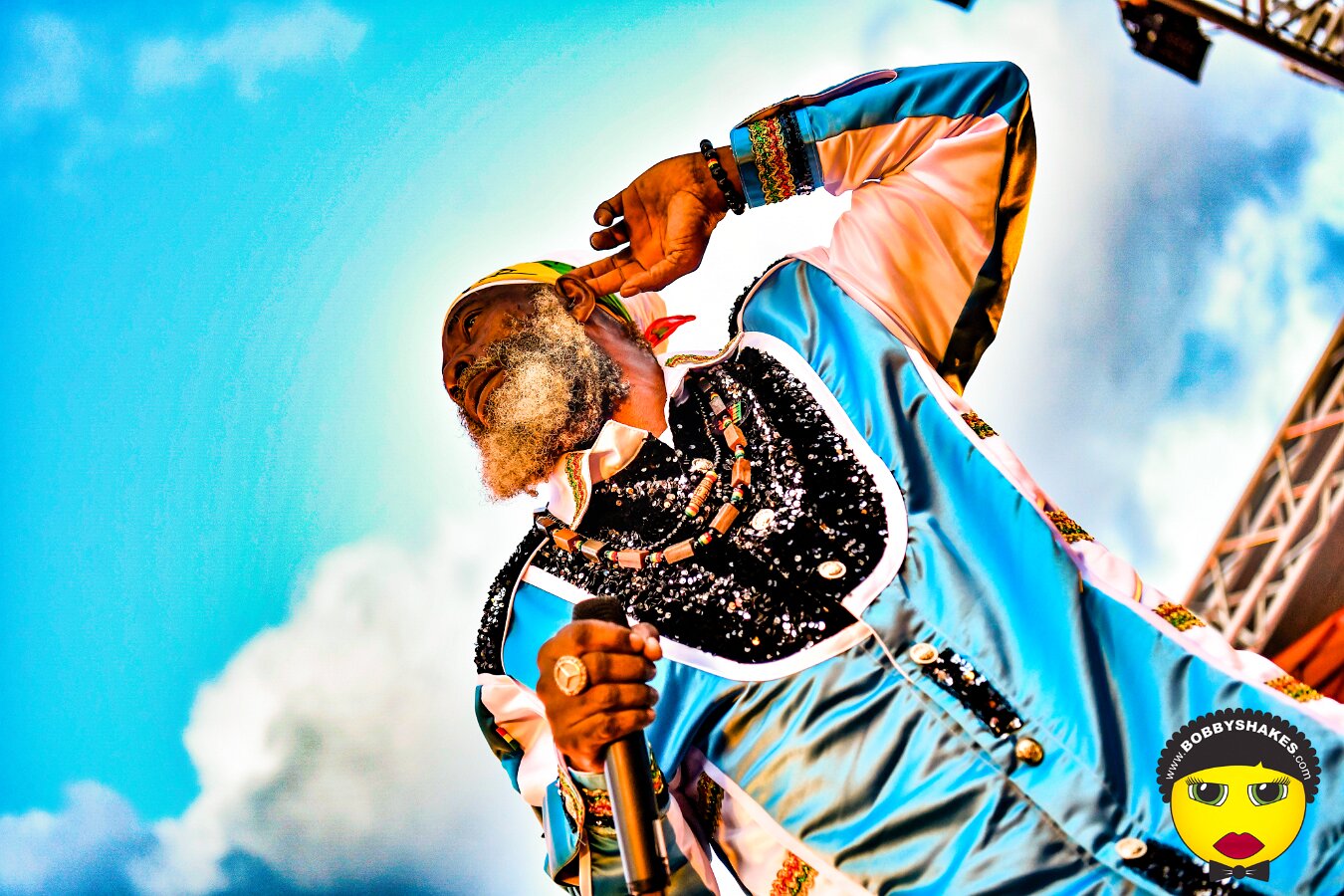 Capleton performing live at Mix 360 in Malden, MA, photographed by Bobby Shakes
