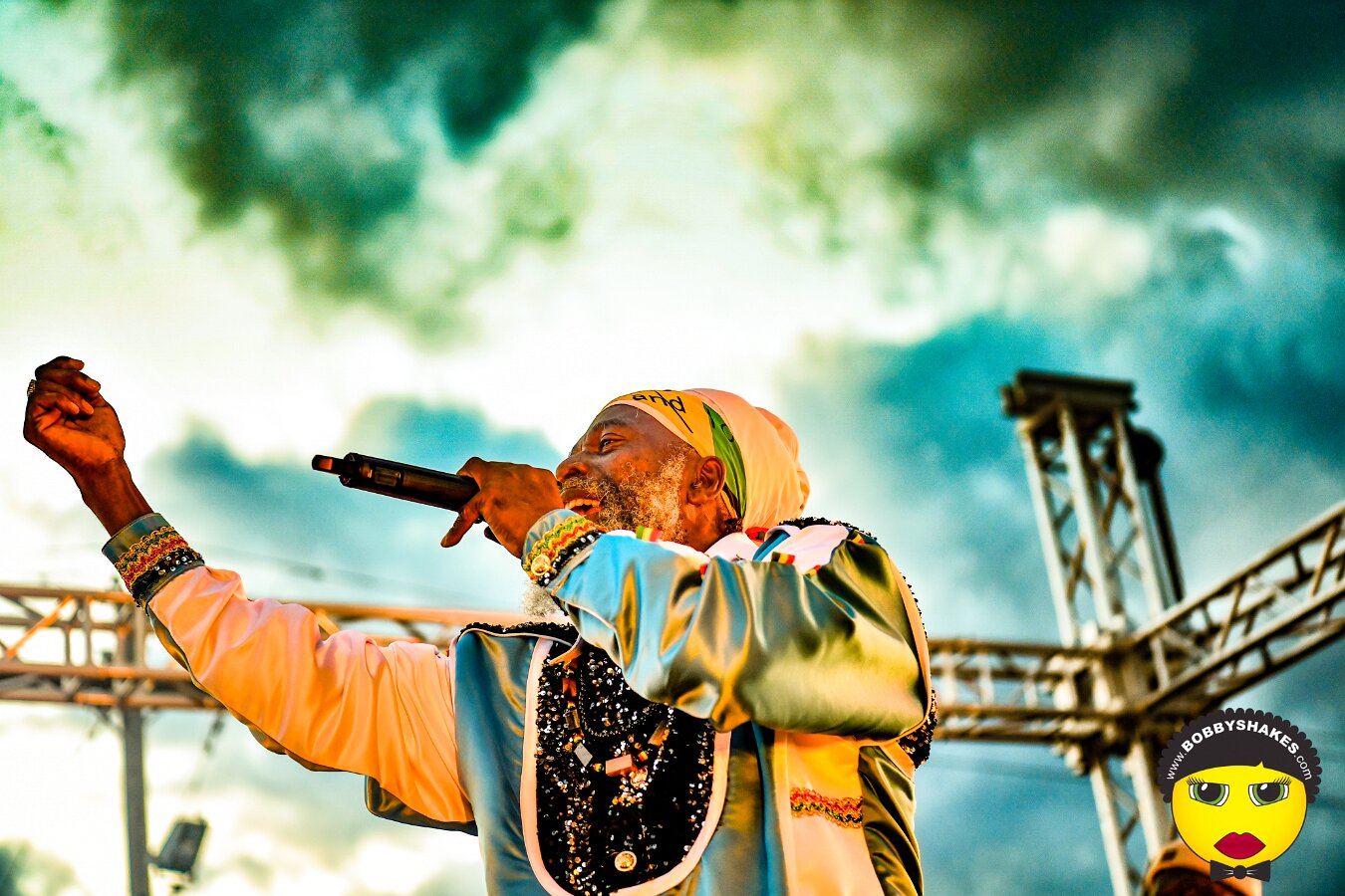 Capleton performing live at Mix 360 in Malden, MA, photographed by Bobby Shakes