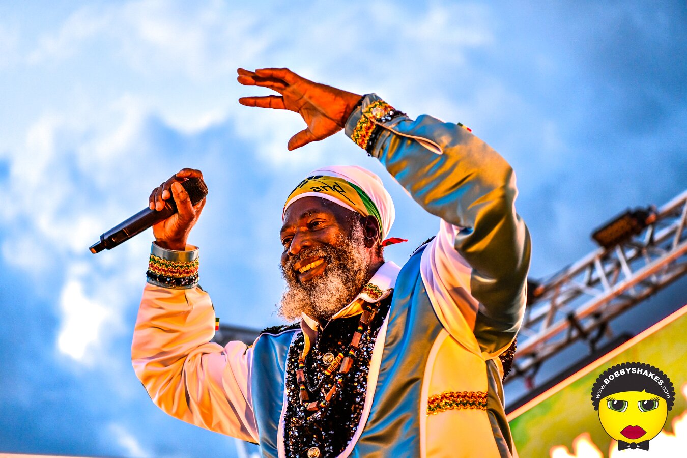 Capleton performing live at Mix 360 in Malden, MA, photographed by Bobby Shakes