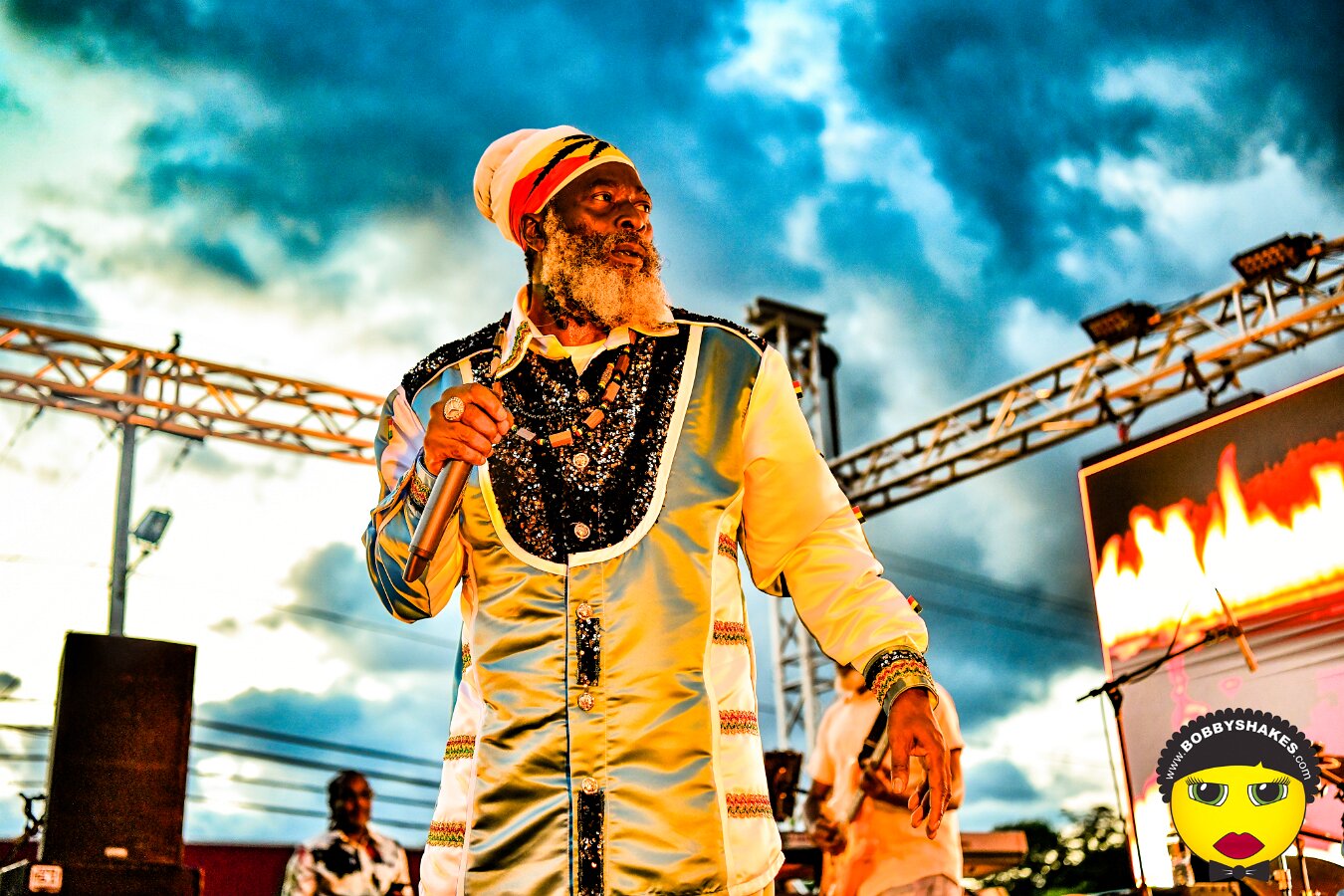 Capleton performing live at Mix 360 in Malden, MA, photographed by Bobby Shakes