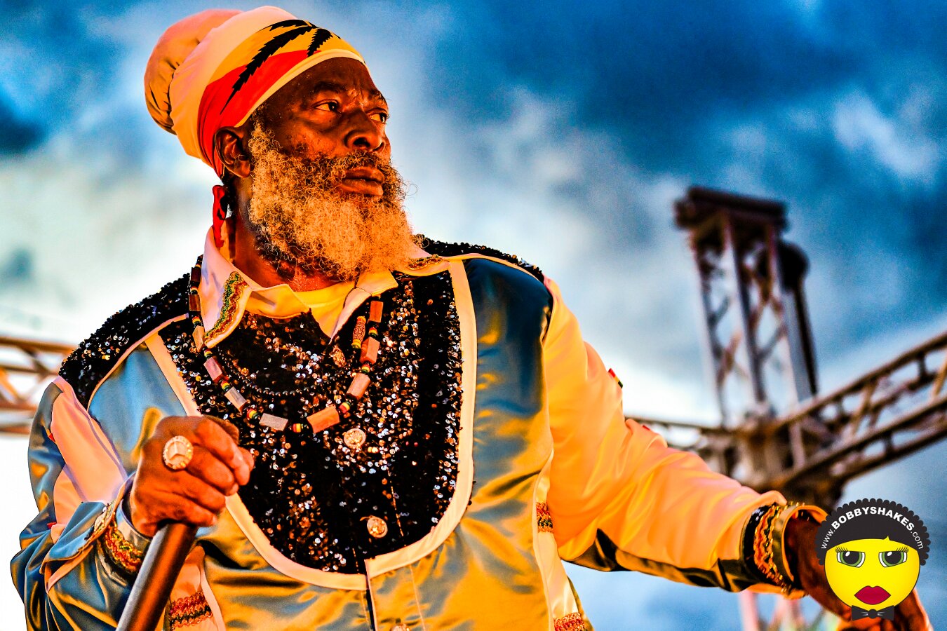 Capleton performing live at Mix 360 in Malden, MA, photographed by Bobby Shakes