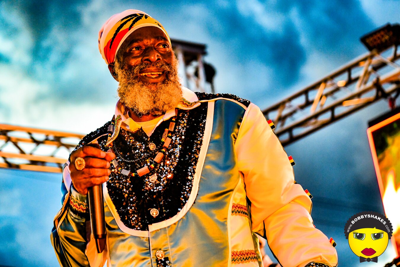 Capleton performing live at Mix 360 in Malden, MA, photographed by Bobby Shakes