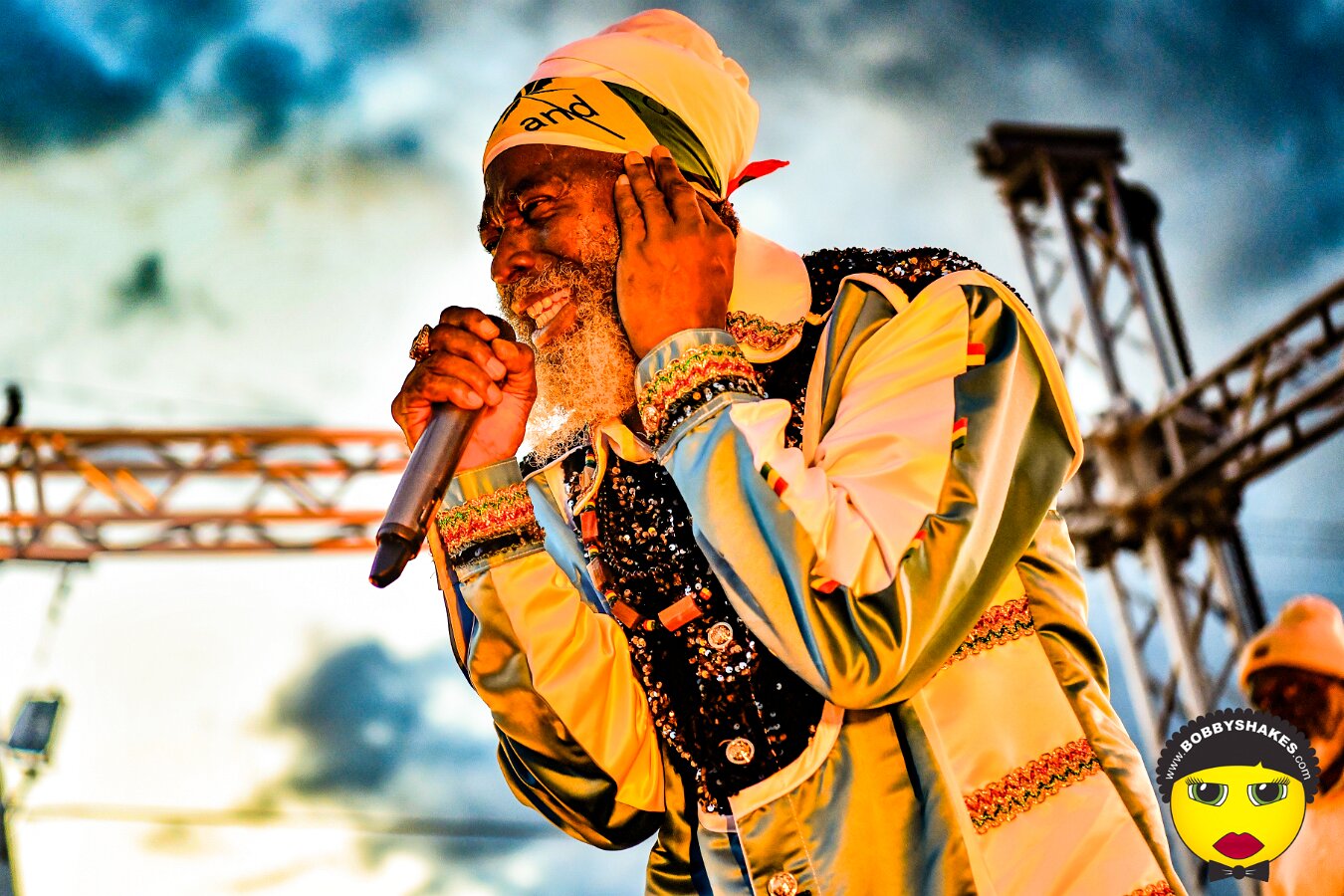 Capleton performing live at Mix 360 in Malden, MA, photographed by Bobby Shakes