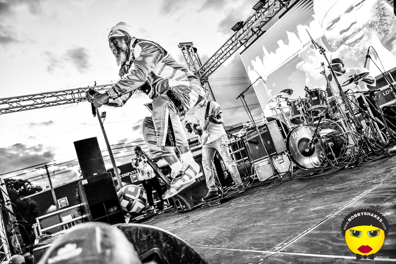 Capleton performing live at Mix 360 in Malden, MA, photographed by Bobby Shakes