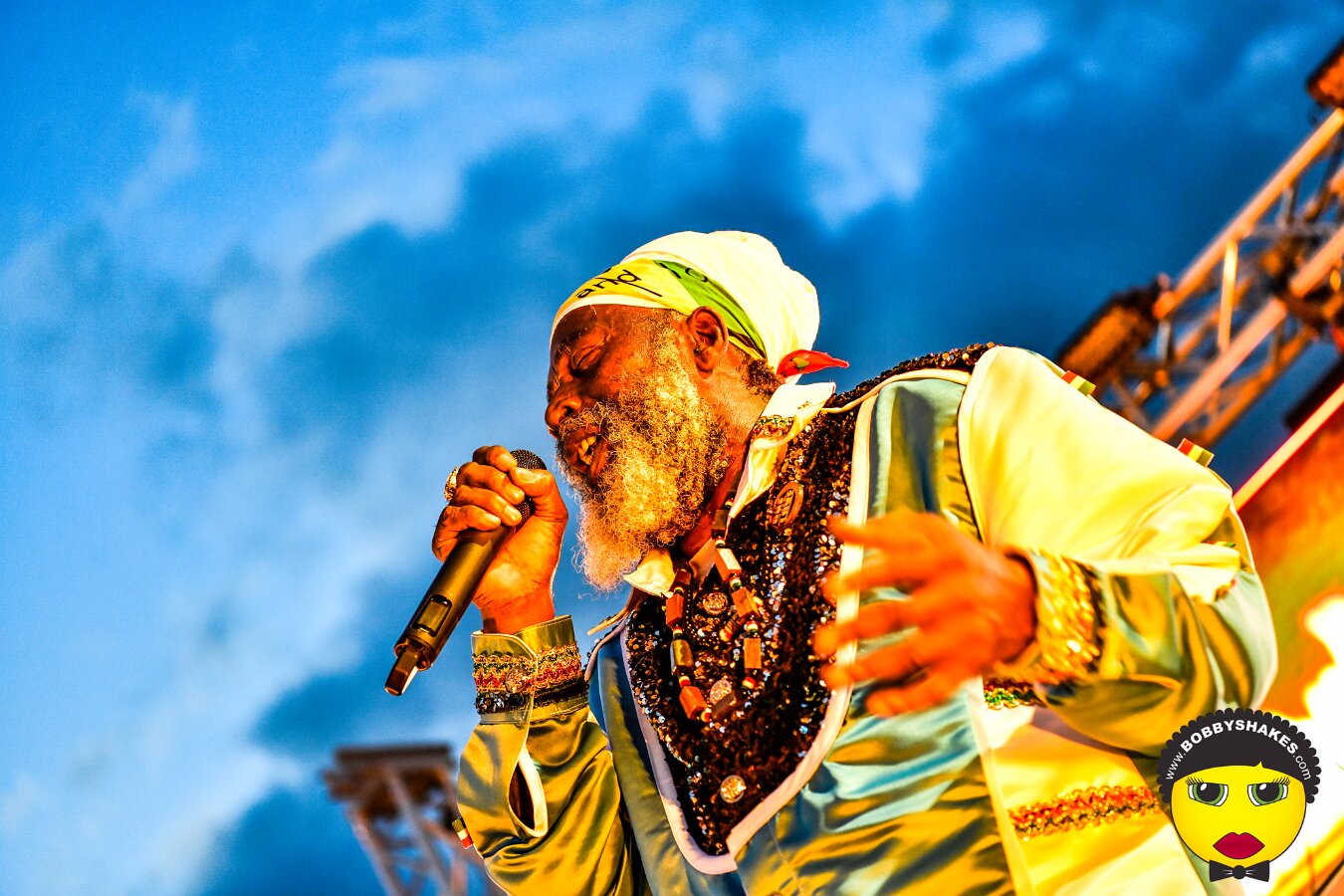Capleton performing live at Mix 360 in Malden, MA, photographed by Bobby Shakes