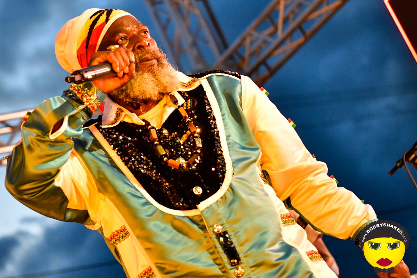 Capleton performing live at Mix 360 in Malden, MA, photographed by Bobby Shakes
