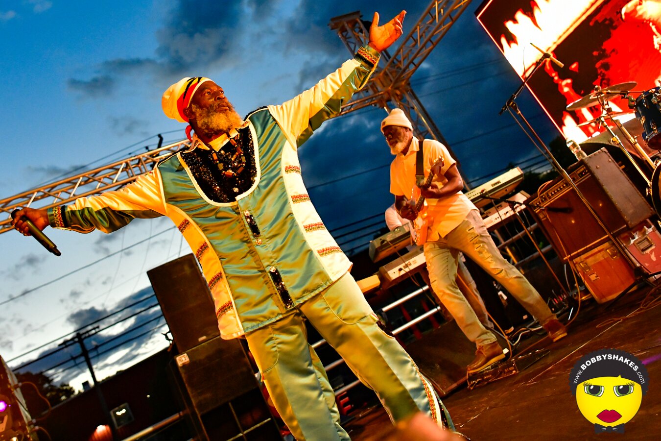Capleton performing live at Mix 360 in Malden, MA, photographed by Bobby Shakes