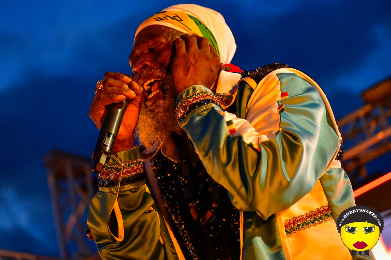Capleton performing live at Mix 360 in Malden, MA, photographed by Bobby Shakes