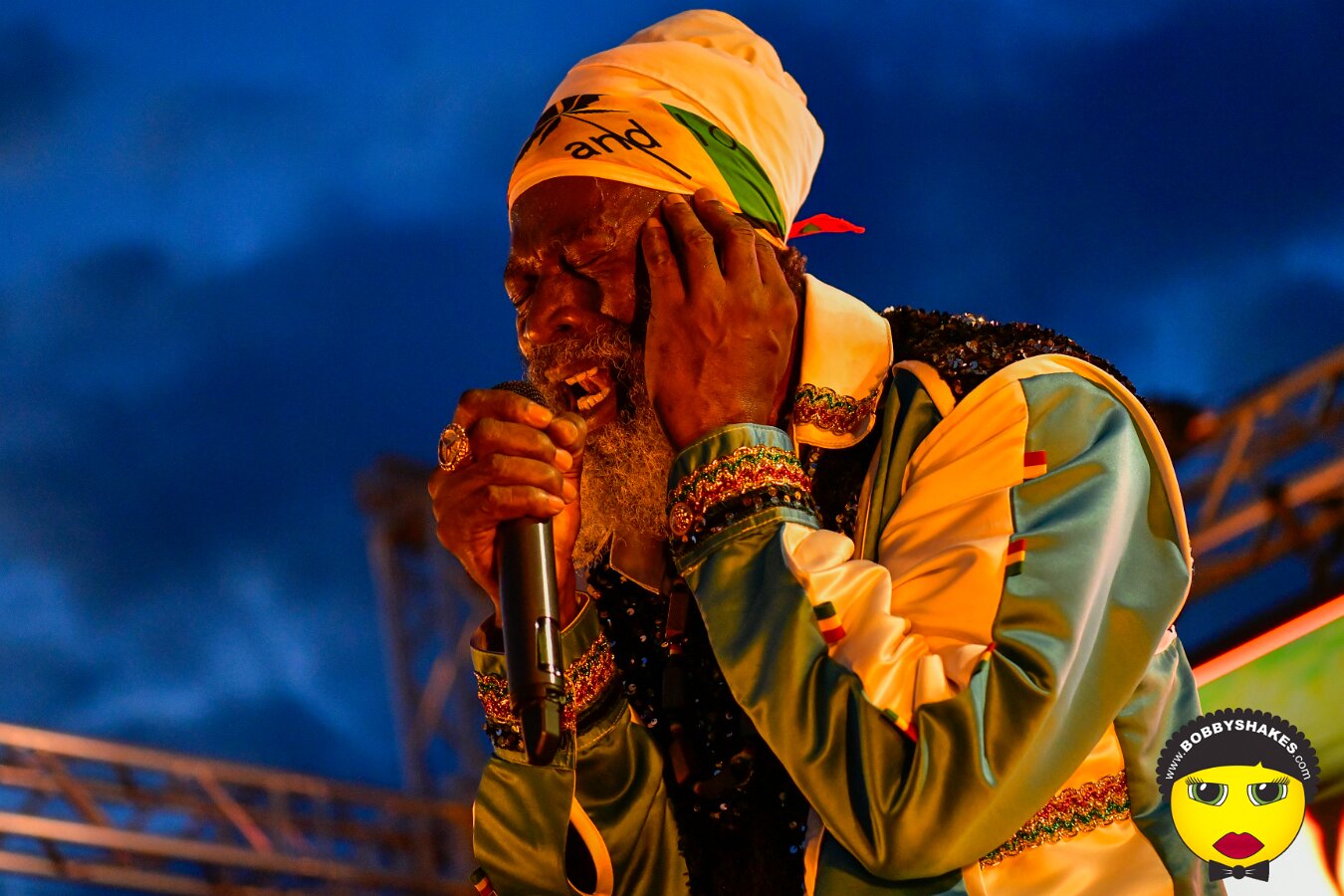 Capleton performing live at Mix 360 in Malden, MA, photographed by Bobby Shakes