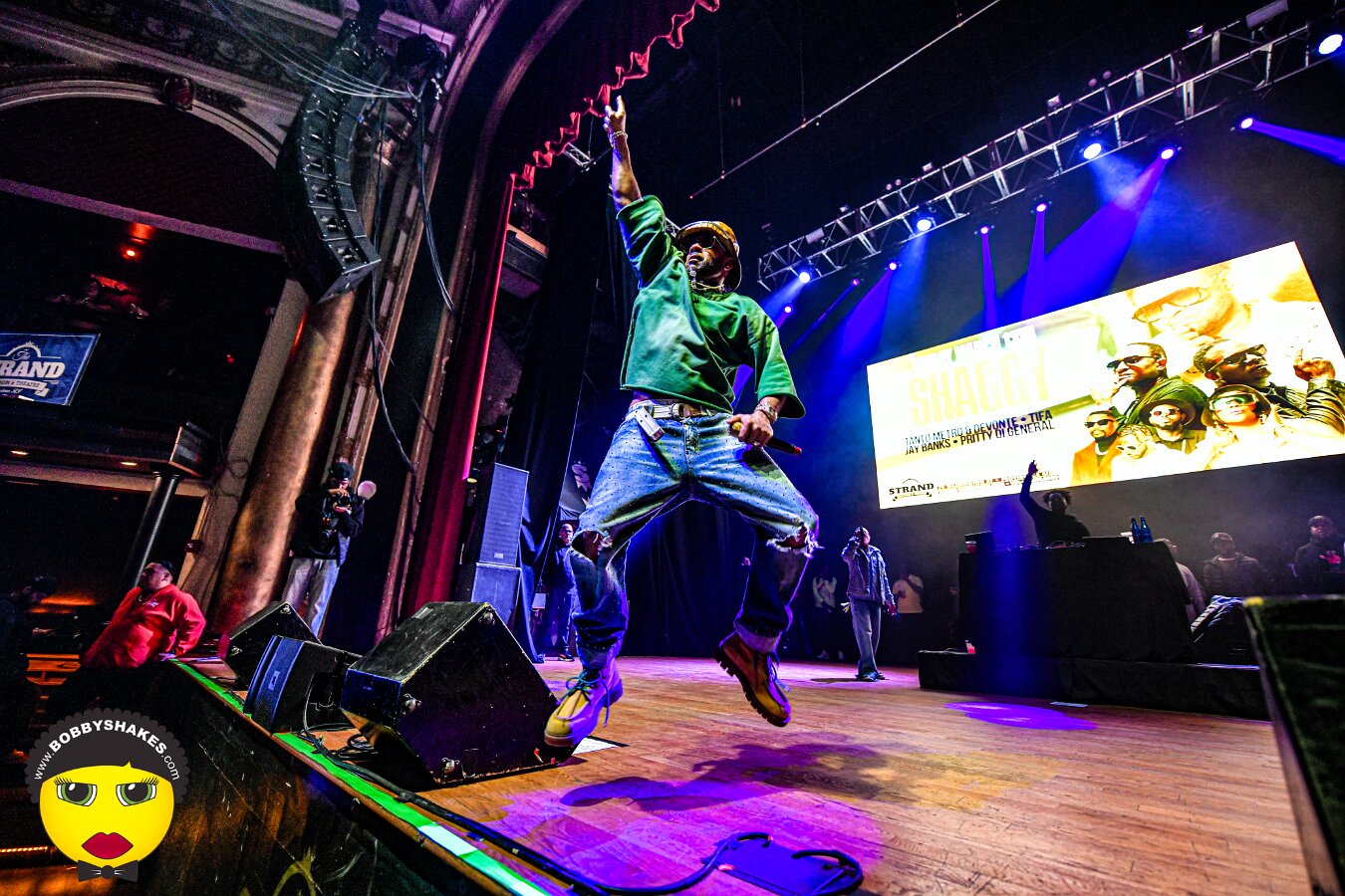 Shaggy, Tanto Metro & Devonte, Tifa, Teejay, Jay Banks, Pritty Di General performing live at The Strand Ballroom & Theatre in Providence, RI, photographed by Bobby Shakes