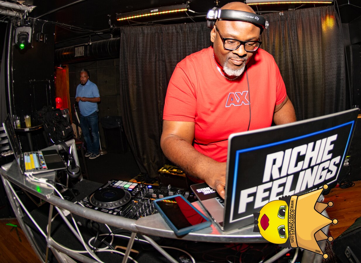 Richie Feelings performing live at Alchemy in Providence, RI, photographed by Bobby Shakes