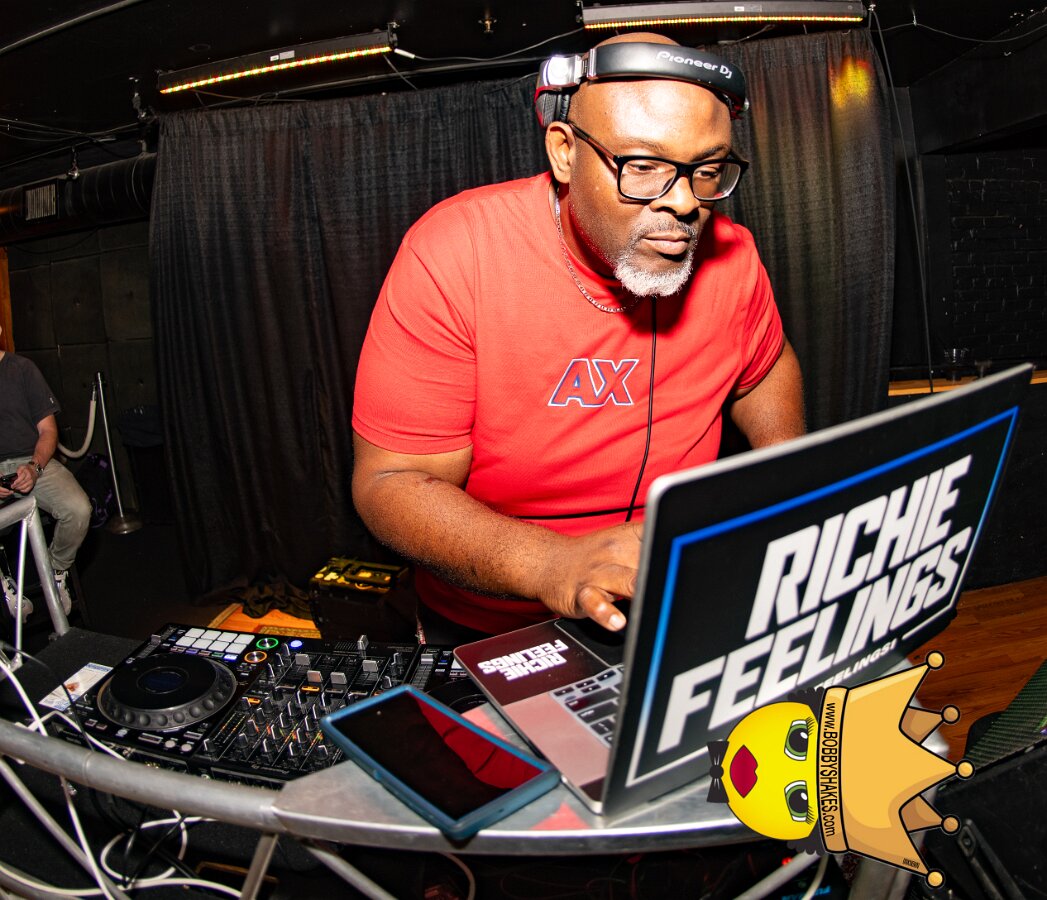 Richie Feelings performing live at Alchemy in Providence, RI, photographed by Bobby Shakes