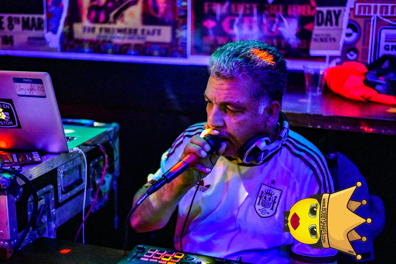 Kabaka Pyramid performing live at Bill's Bar in Boston, MA, photographed by Bobby Shakes