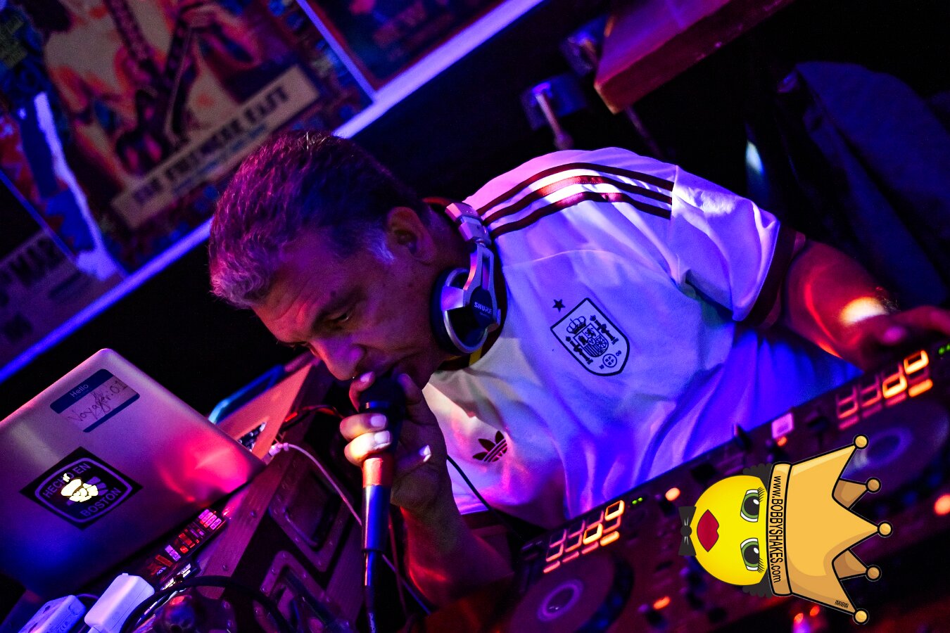 Kabaka Pyramid performing live at Bill's Bar in Boston, MA, photographed by Bobby Shakes