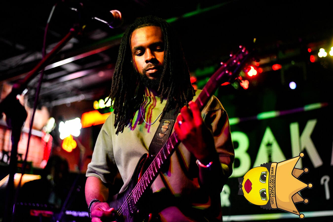 Kabaka Pyramid performing live at Bill's Bar in Boston, MA, photographed by Bobby Shakes