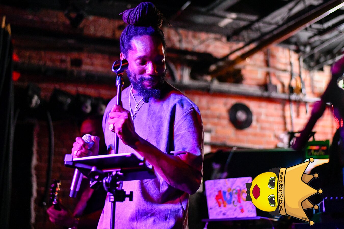 Kabaka Pyramid performing live at Bill's Bar in Boston, MA, photographed by Bobby Shakes