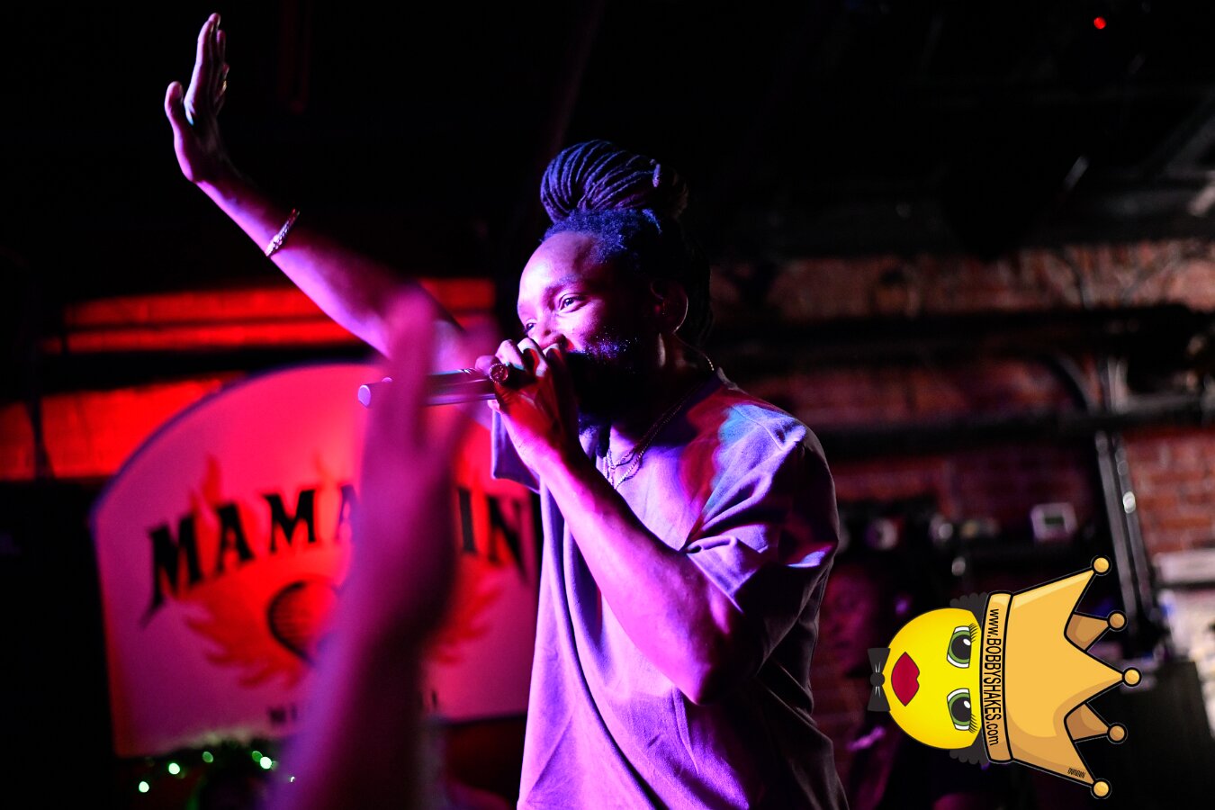 Kabaka Pyramid performing live at Bill's Bar in Boston, MA, photographed by Bobby Shakes