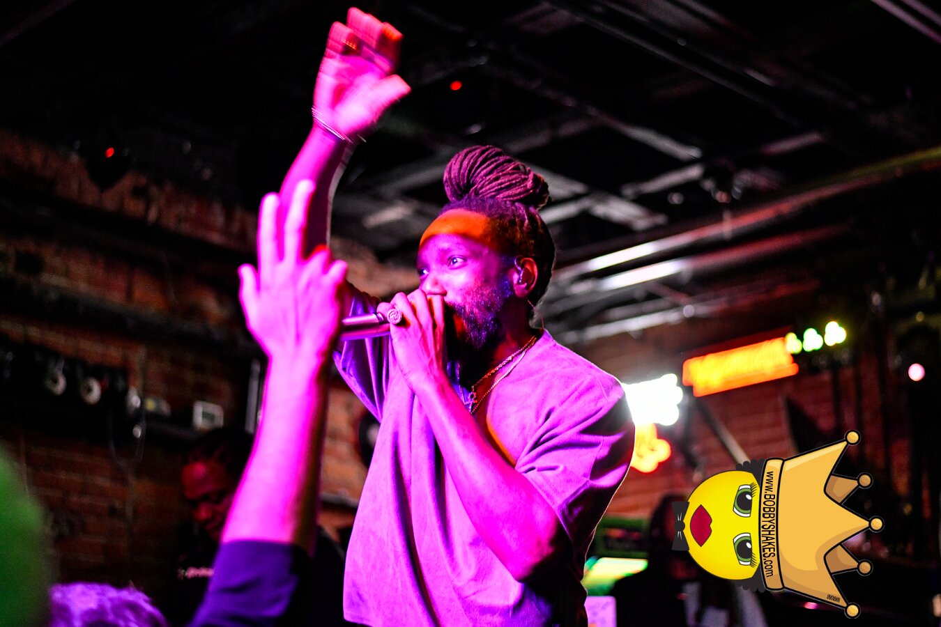 Kabaka Pyramid performing live at Bill's Bar in Boston, MA, photographed by Bobby Shakes