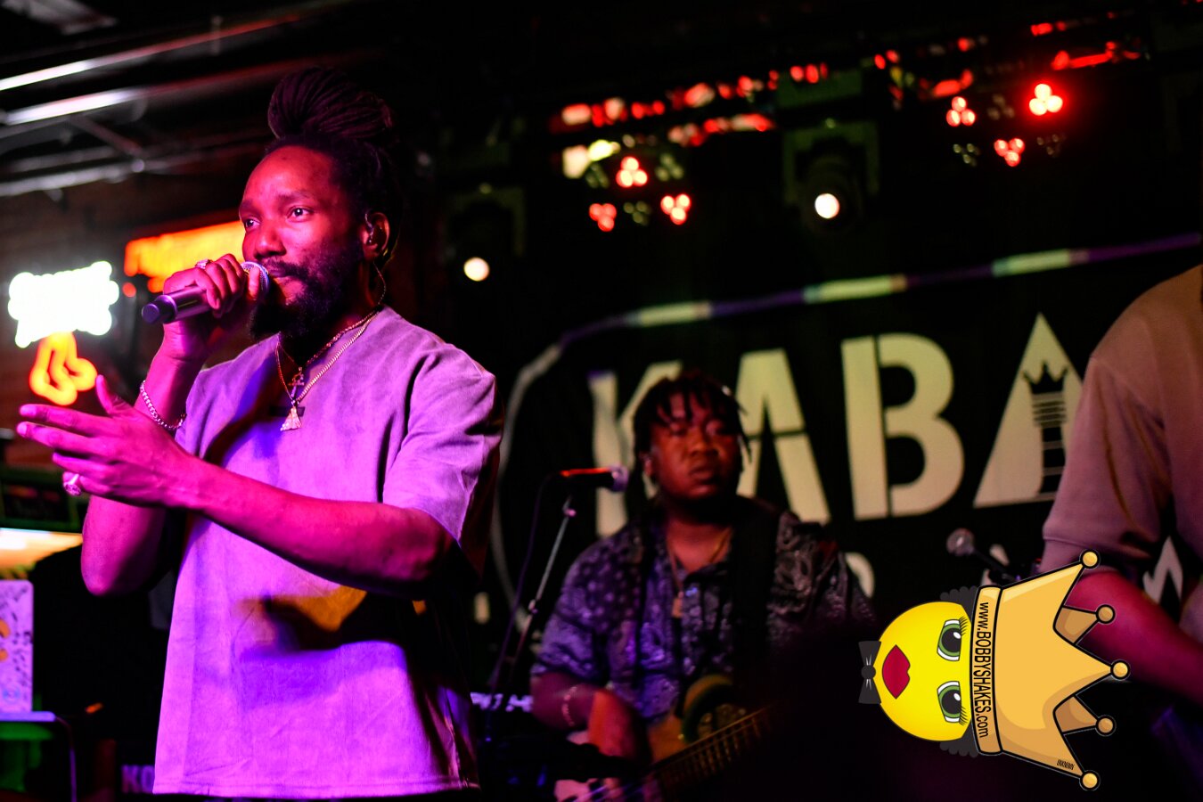 Kabaka Pyramid performing live at Bill's Bar in Boston, MA, photographed by Bobby Shakes