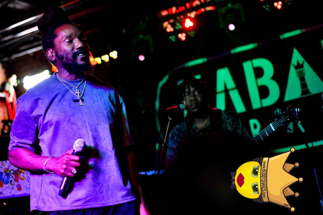 Kabaka Pyramid performing live at Bill's Bar in Boston, MA, photographed by Bobby Shakes
