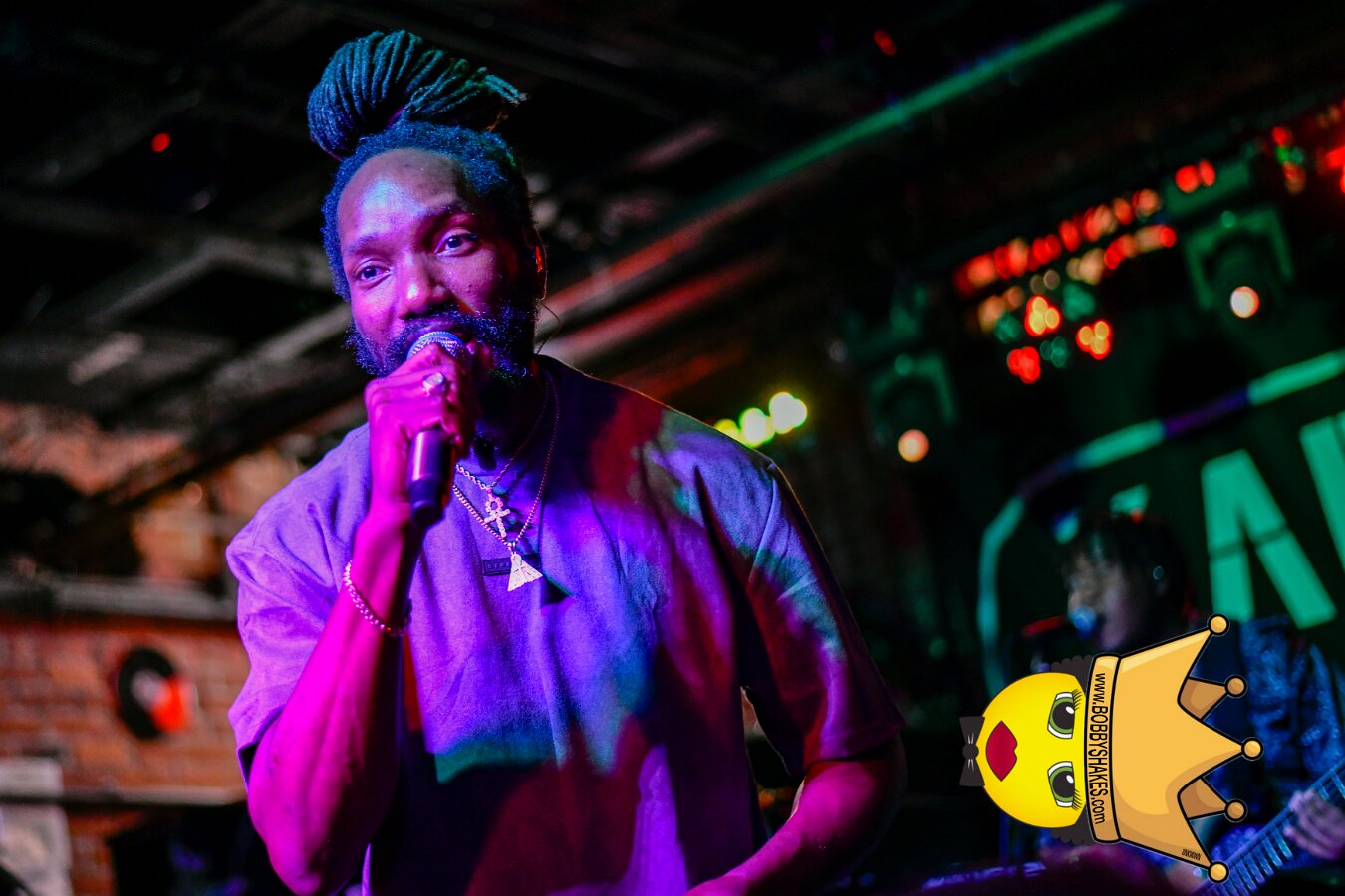 Kabaka Pyramid performing live at Bill's Bar in Boston, MA, photographed by Bobby Shakes