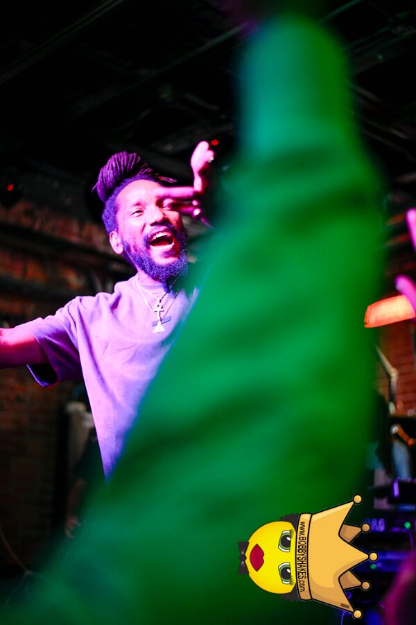Kabaka Pyramid performing live at Bill's Bar in Boston, MA, photographed by Bobby Shakes