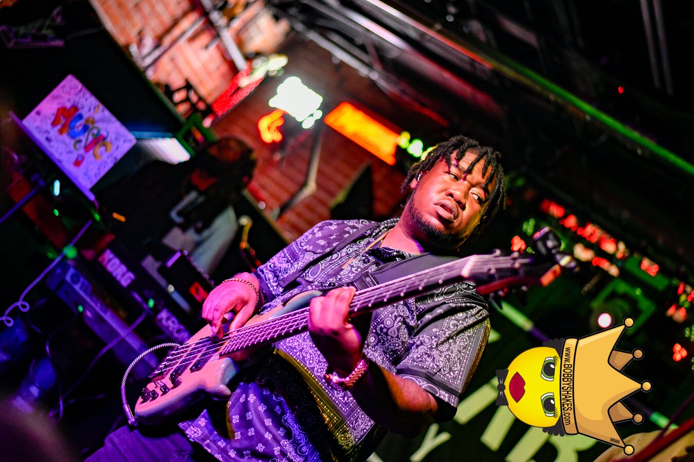 Kabaka Pyramid performing live at Bill's Bar in Boston, MA, photographed by Bobby Shakes