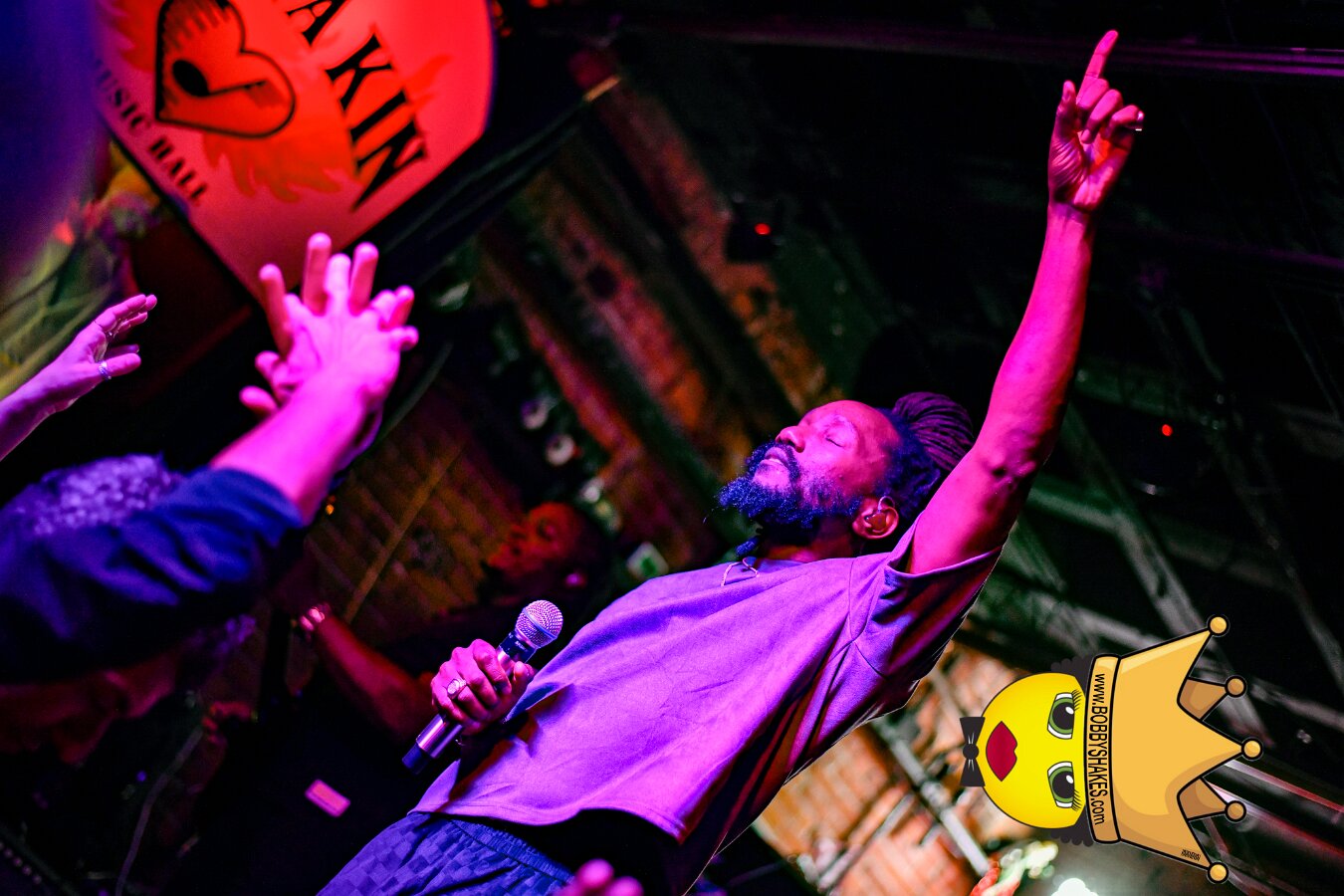 Kabaka Pyramid performing live at Bill's Bar in Boston, MA, photographed by Bobby Shakes