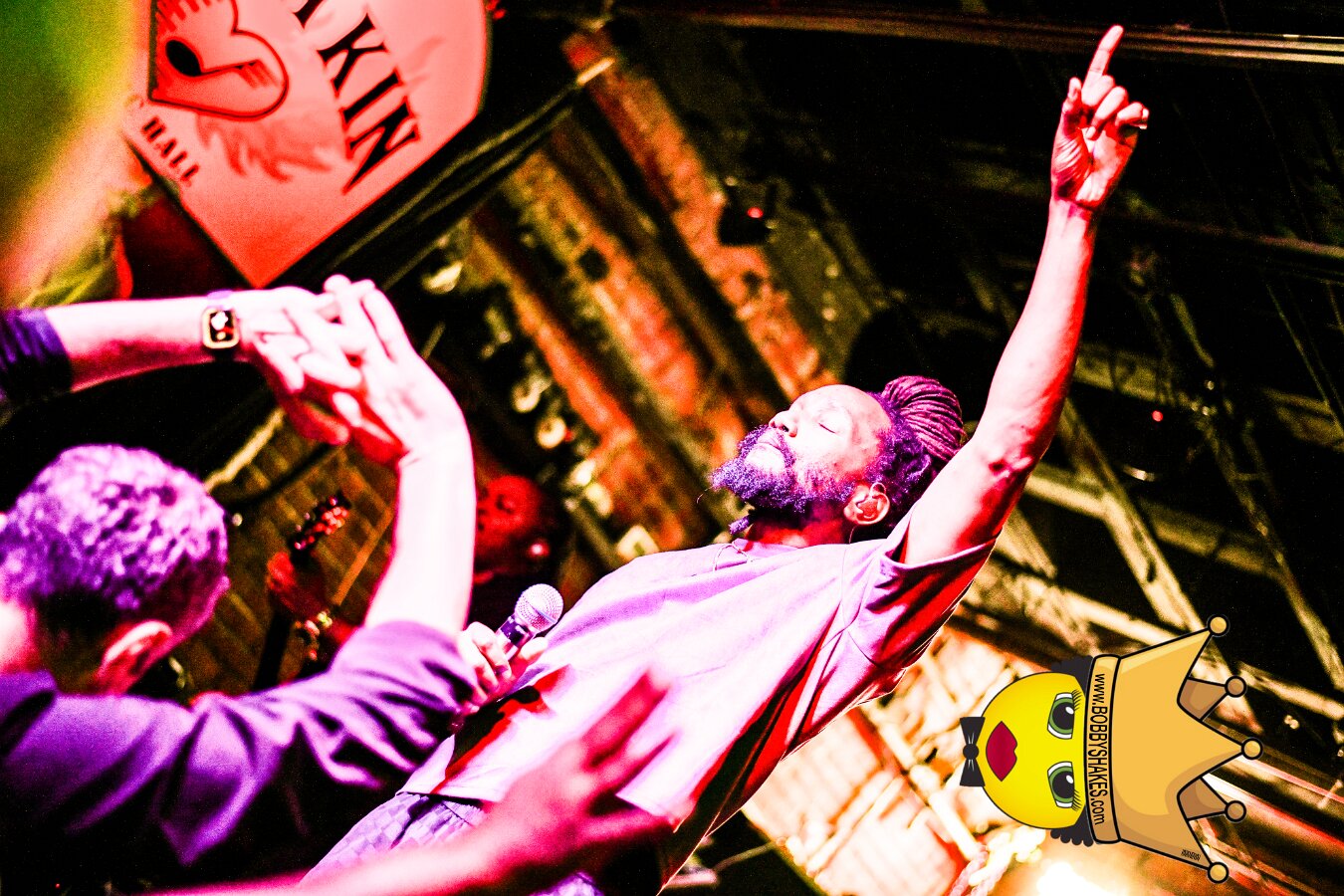 Kabaka Pyramid performing live at Bill's Bar in Boston, MA, photographed by Bobby Shakes