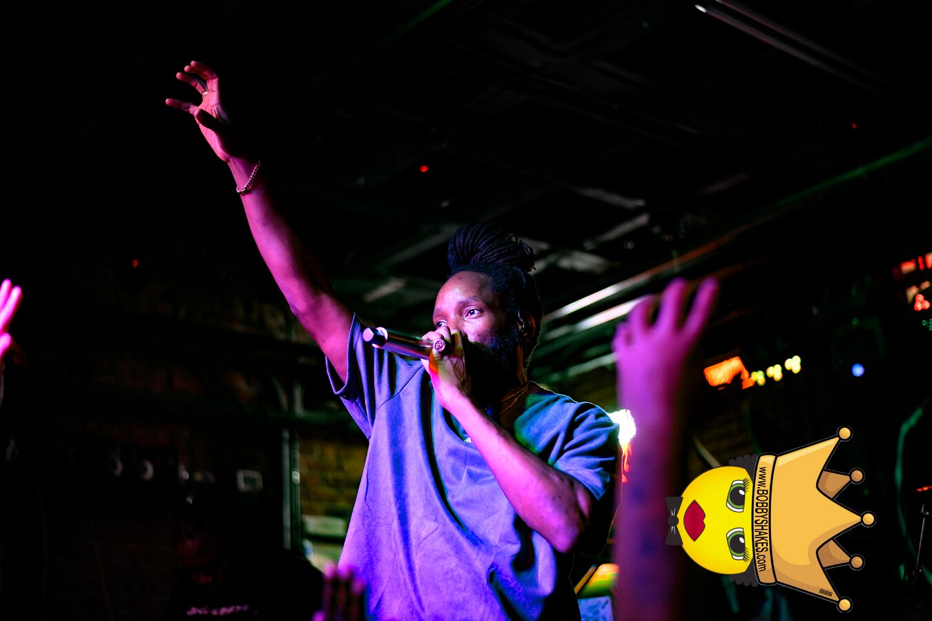 Kabaka Pyramid performing live at Bill's Bar in Boston, MA, photographed by Bobby Shakes