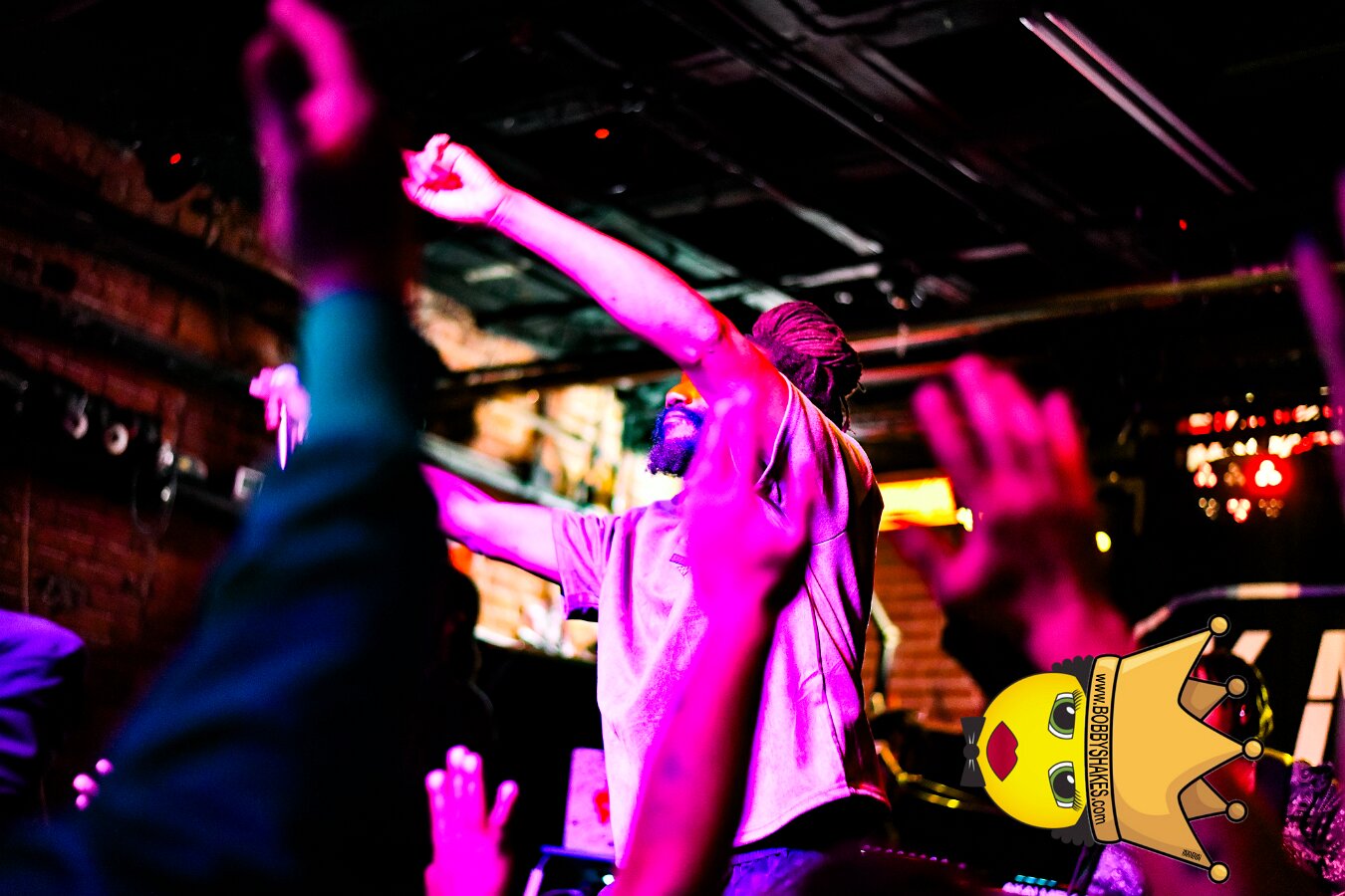 Kabaka Pyramid performing live at Bill's Bar in Boston, MA, photographed by Bobby Shakes