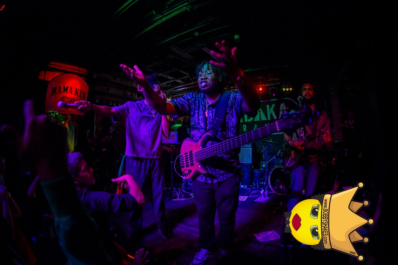 Kabaka Pyramid performing live at Bill's Bar in Boston, MA, photographed by Bobby Shakes