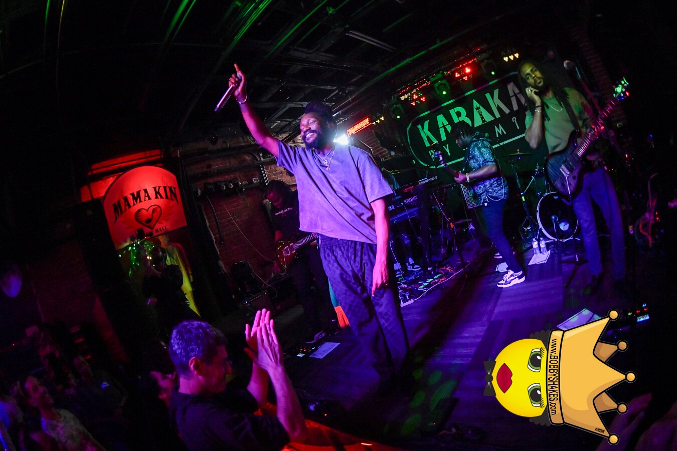 Kabaka Pyramid performing live at Bill's Bar in Boston, MA, photographed by Bobby Shakes