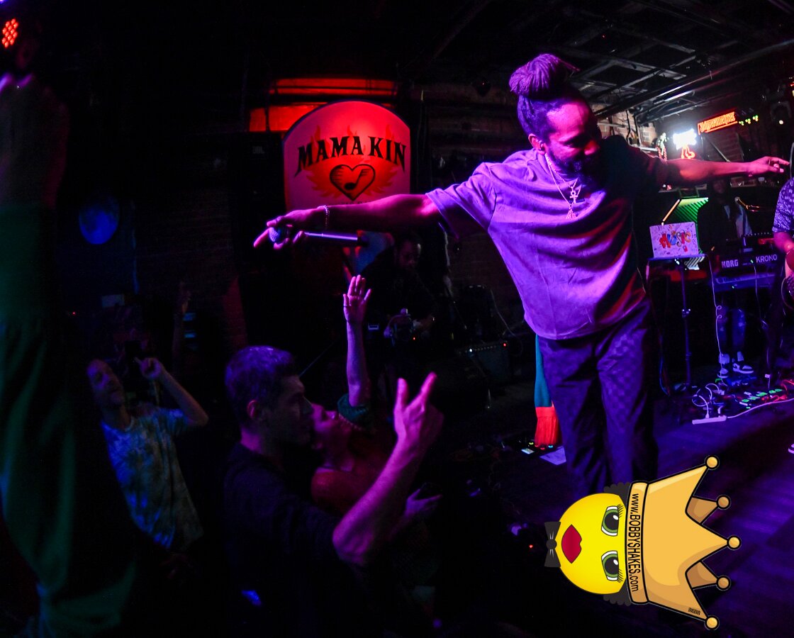 Kabaka Pyramid performing live at Bill's Bar in Boston, MA, photographed by Bobby Shakes