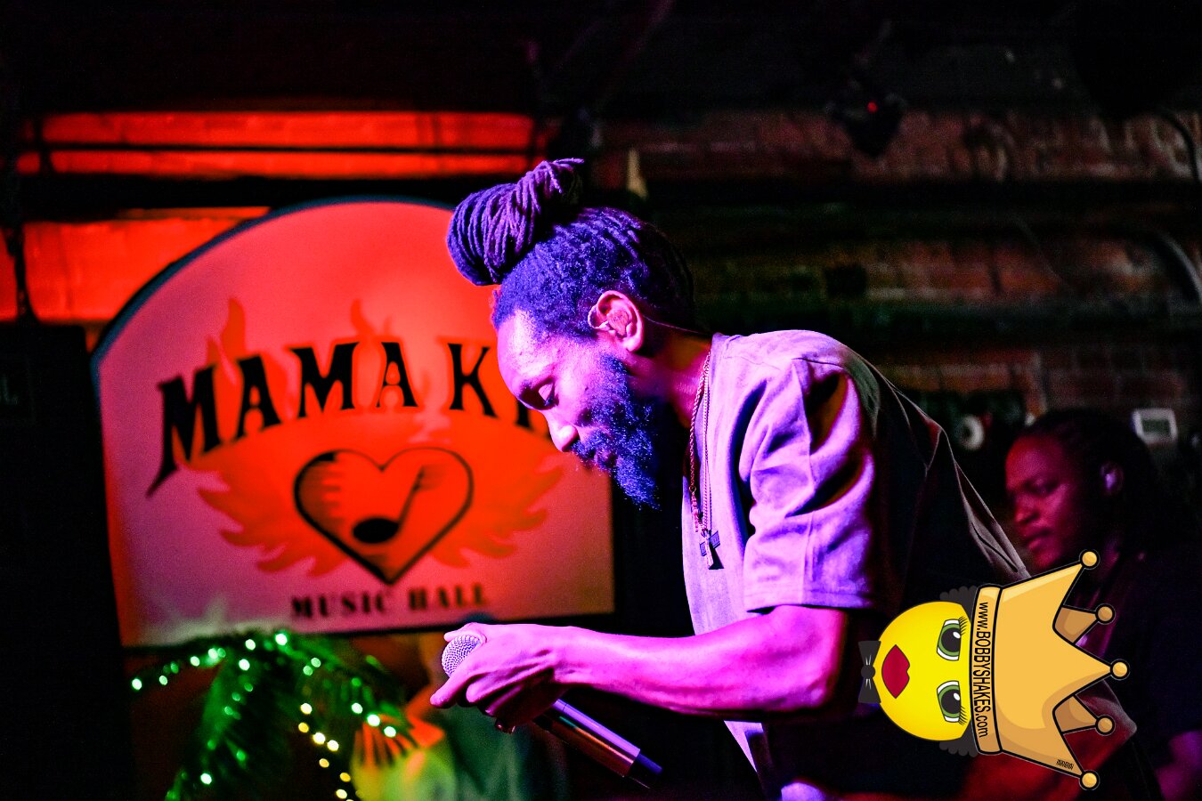 Kabaka Pyramid performing live at Bill's Bar in Boston, MA, photographed by Bobby Shakes