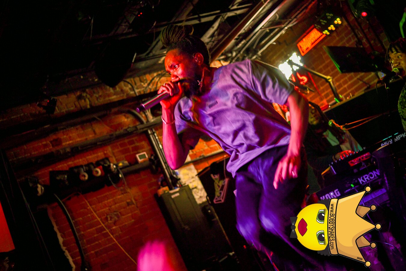 Kabaka Pyramid performing live at Bill's Bar in Boston, MA, photographed by Bobby Shakes