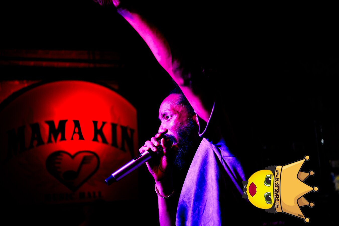 Kabaka Pyramid performing live at Bill's Bar in Boston, MA, photographed by Bobby Shakes