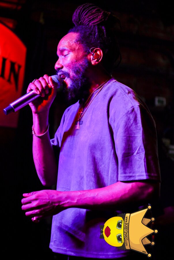 Kabaka Pyramid performing live at Bill's Bar in Boston, MA, photographed by Bobby Shakes