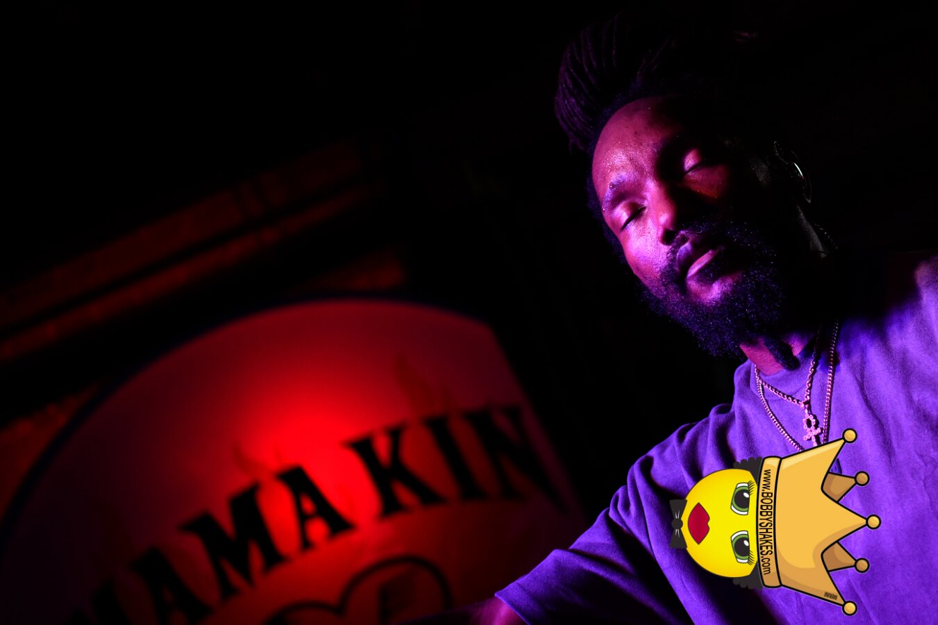 Kabaka Pyramid performing live at Bill's Bar in Boston, MA, photographed by Bobby Shakes