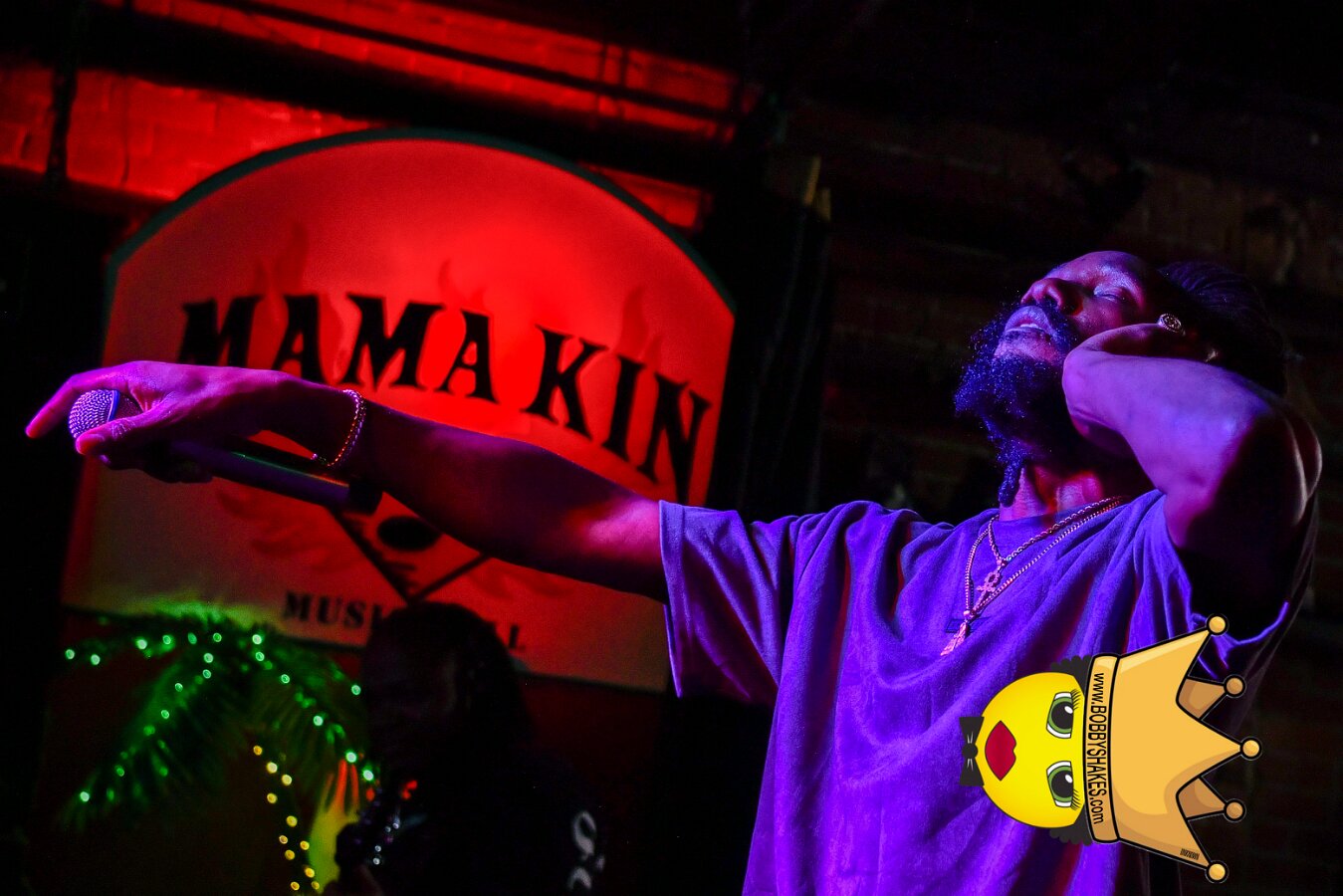 Kabaka Pyramid performing live at Bill's Bar in Boston, MA, photographed by Bobby Shakes
