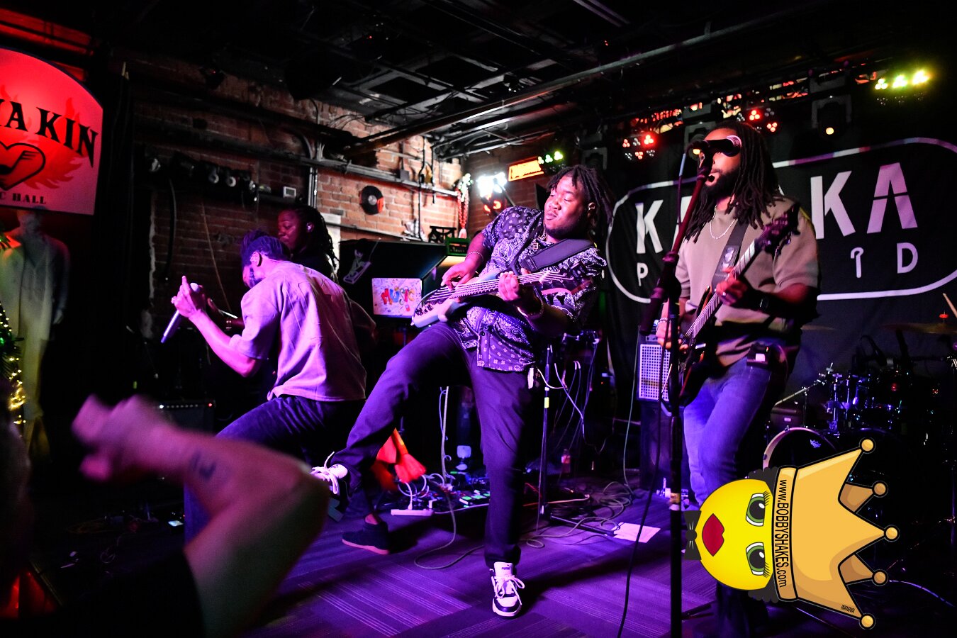 Kabaka Pyramid performing live at Bill's Bar in Boston, MA, photographed by Bobby Shakes