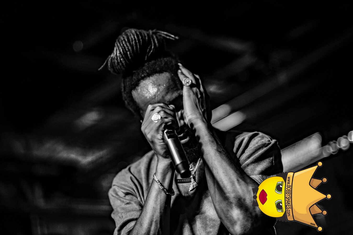 Kabaka Pyramid performing live at Bill's Bar in Boston, MA, photographed by Bobby Shakes