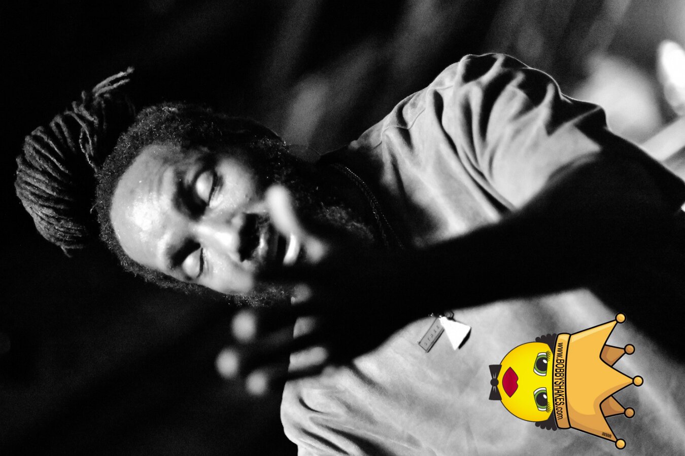 Kabaka Pyramid performing live at Bill's Bar in Boston, MA, photographed by Bobby Shakes