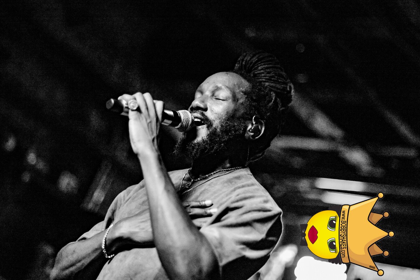 Kabaka Pyramid performing live at Bill's Bar in Boston, MA, photographed by Bobby Shakes