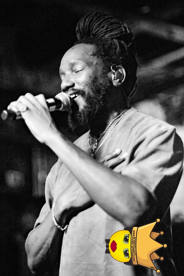 Kabaka Pyramid performing live at Bill's Bar in Boston, MA, photographed by Bobby Shakes